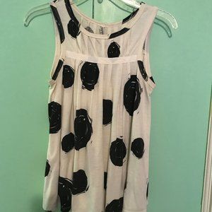 Abstract Pola Dot Top